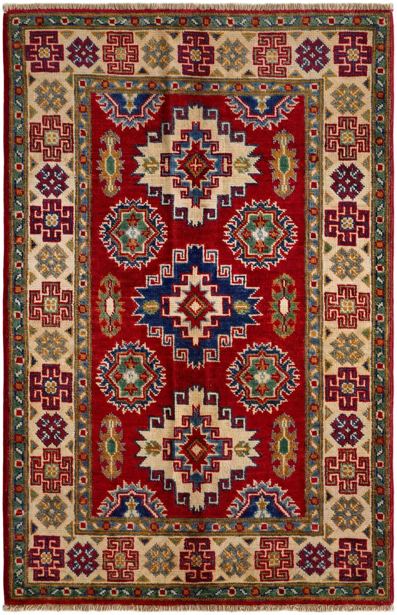 2' 8 x 4' 2 Hand Knotted Kazak Rug