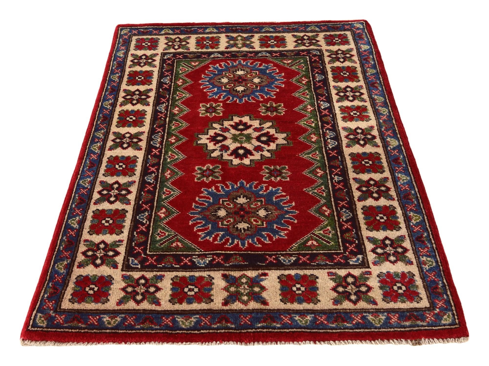 2' 8 x 4' 2 Hand Knotted Kazak Rug