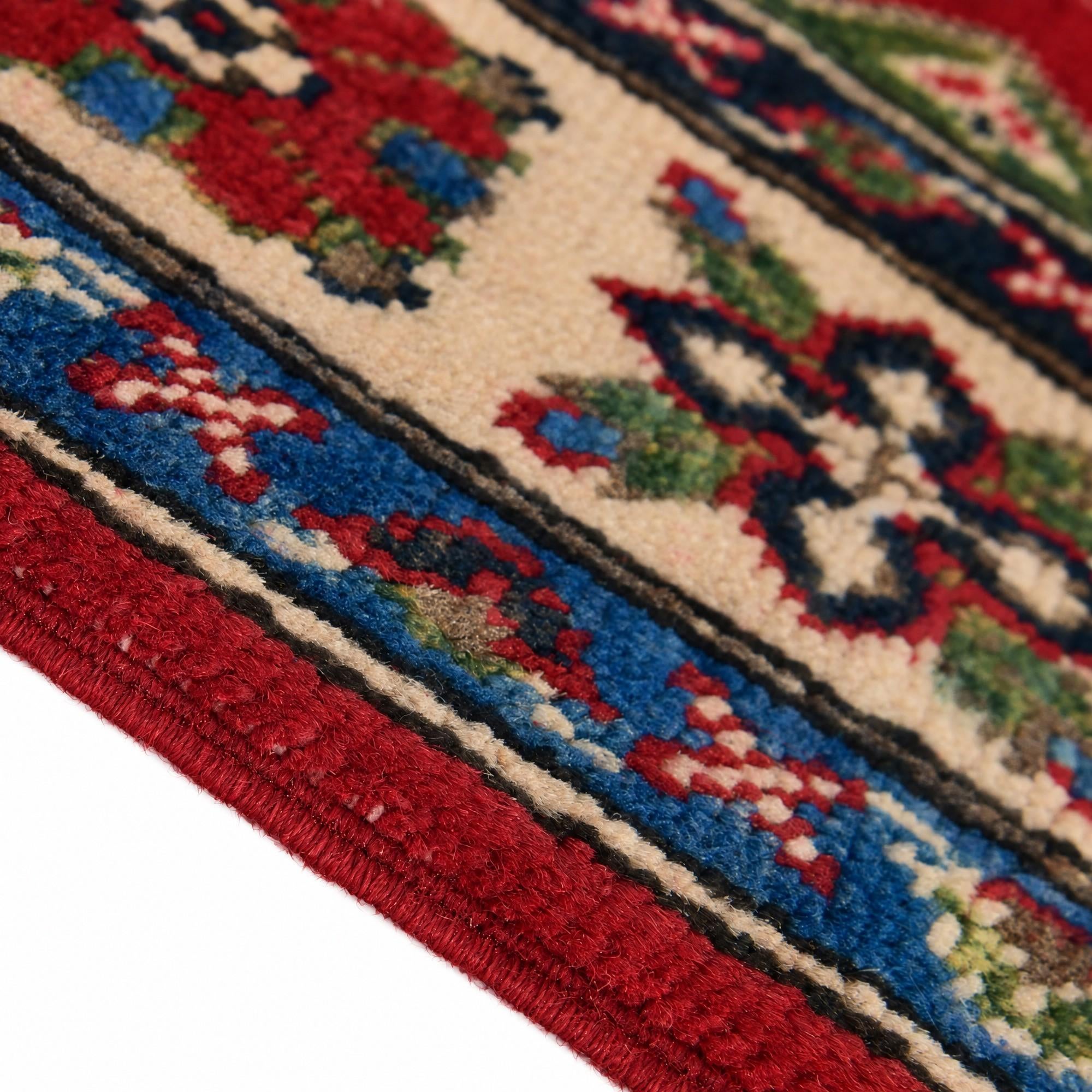 80cm x 125cm Hand Knotted Kazak Rug