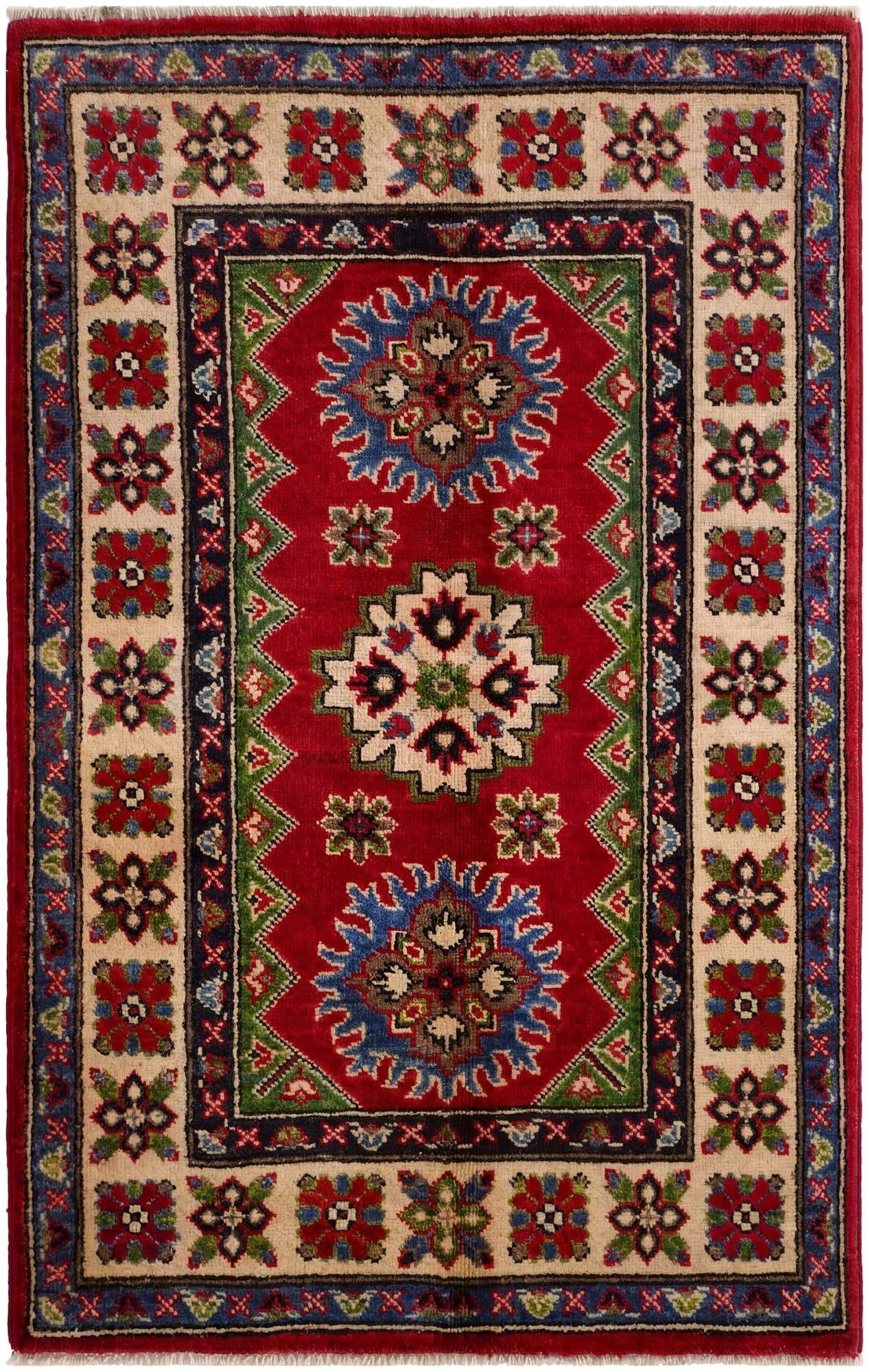 2' 8 x 4' 2 Hand Knotted Kazak Rug