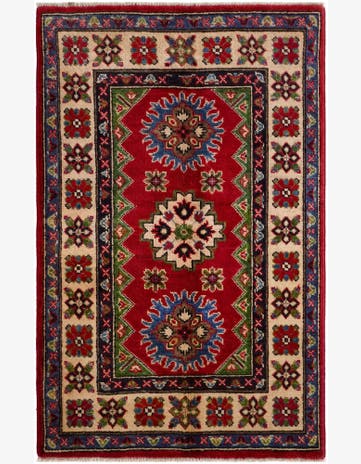 2' 8 x 4' 2 Hand Knotted Kazak Rug