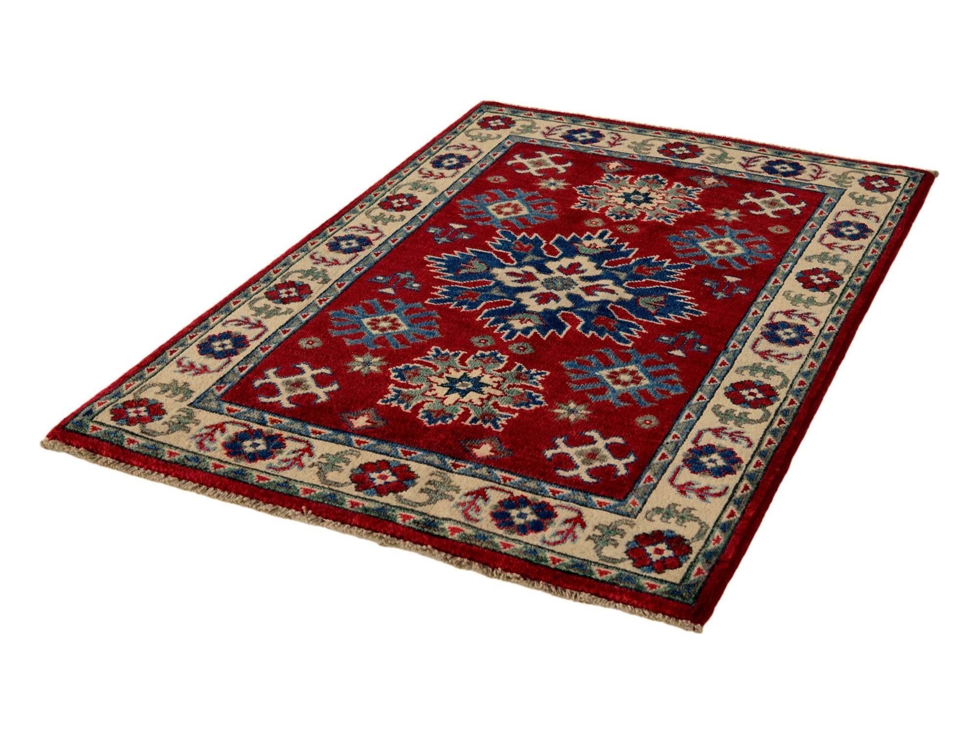2' 8 x 4' 1 Hand Knotted Kazak Rug