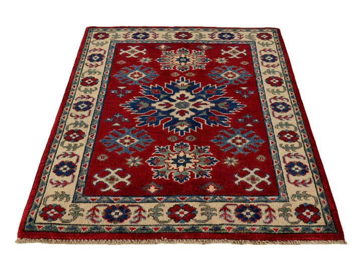 2' 8 x 4' 1 Hand Knotted Kazak Rug