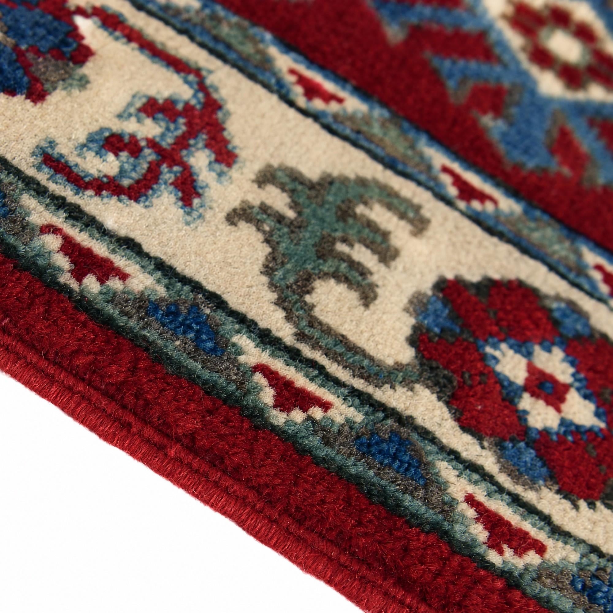 80cm x 125cm Hand Knotted Kazak Rug