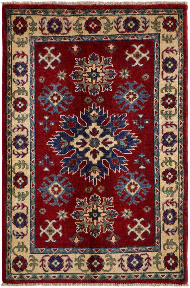 2' 8 x 4' 1 Hand Knotted Kazak Rug