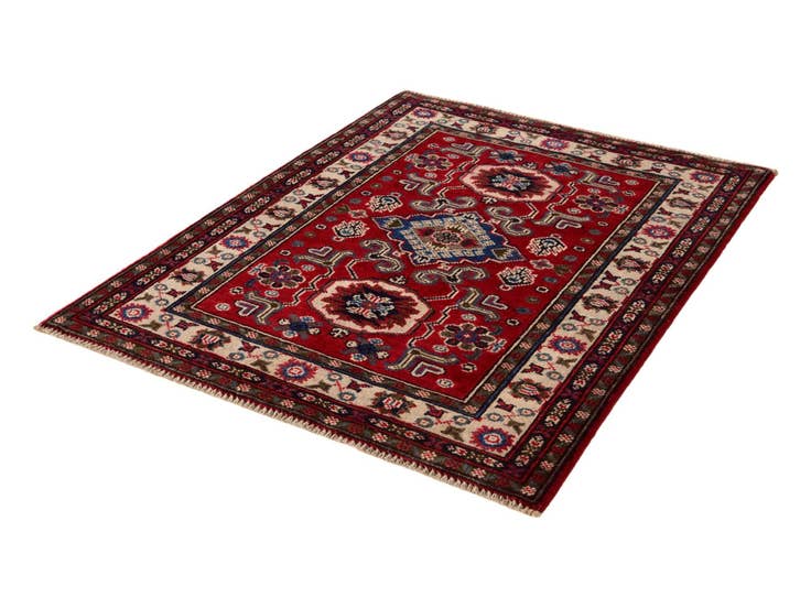 Detail image of 2' 11 x 3' 9 Hand Knotted Kazak Rug