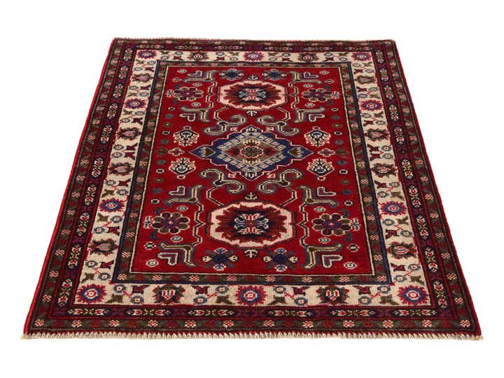 2' 11 x 3' 9 Hand Knotted Kazak Rug