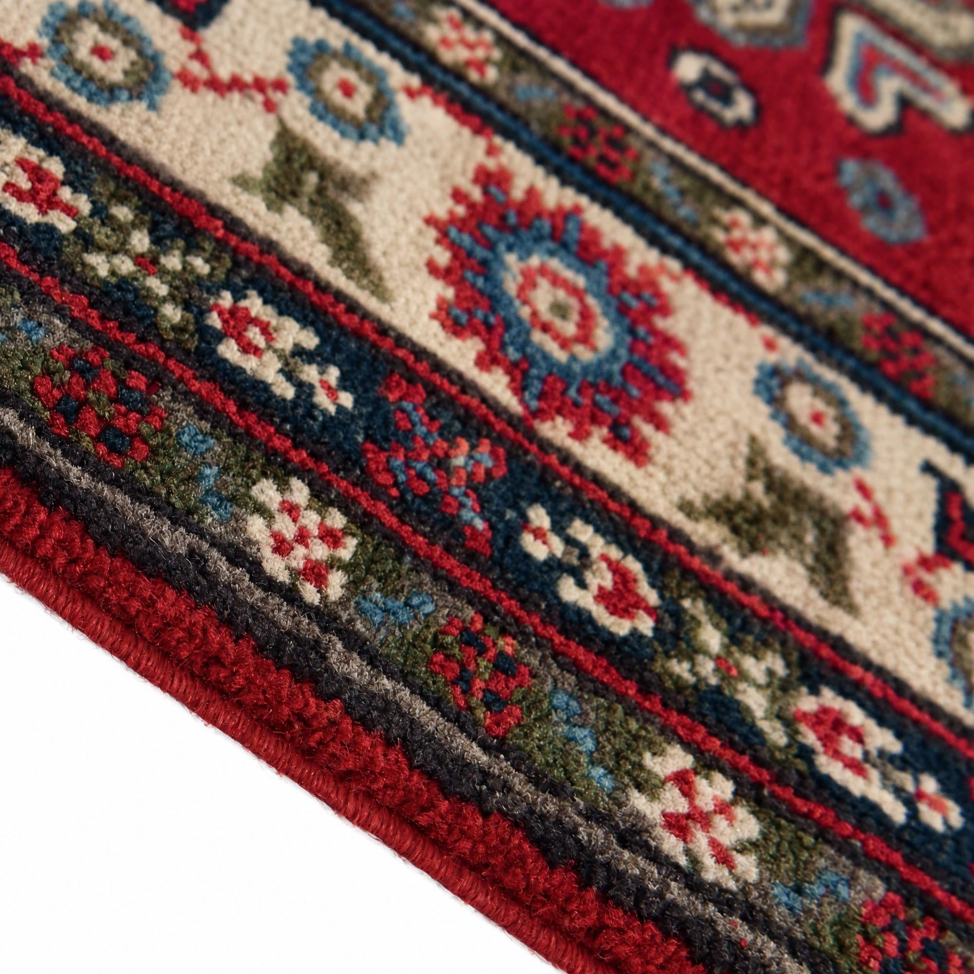 90cm x 115cm Hand Knotted Kazak Rug