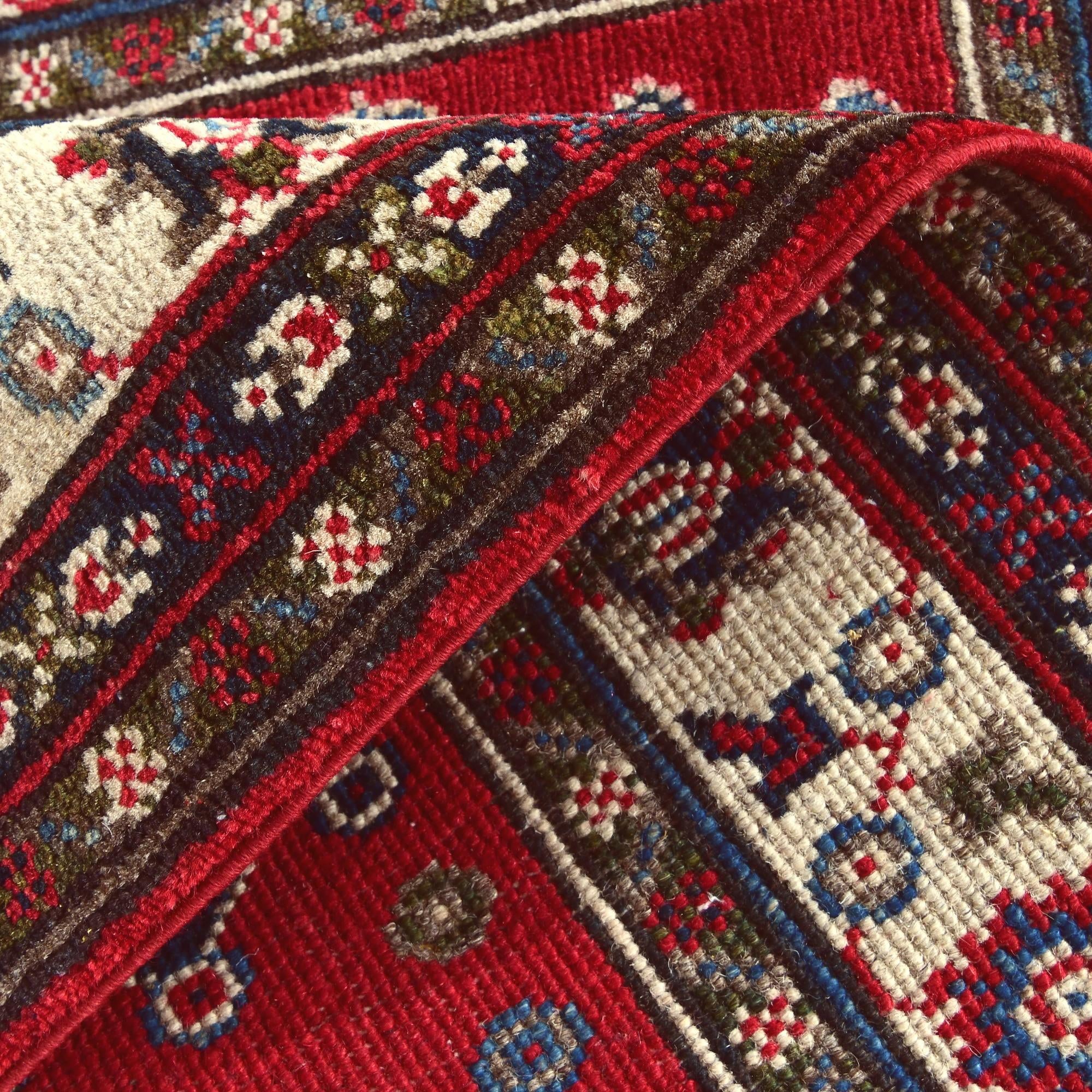 2' 11 x 3' 9 Hand Knotted Kazak Rug