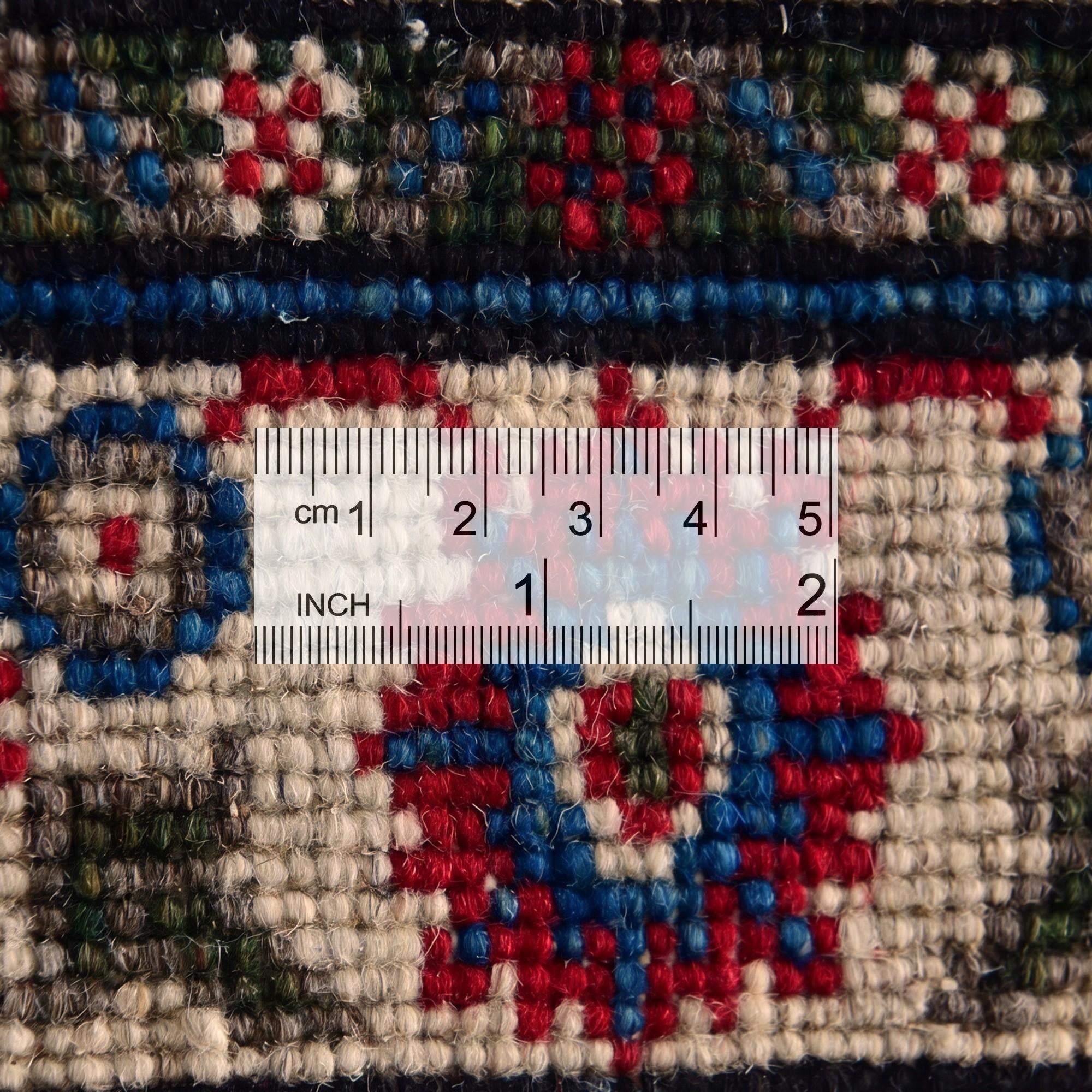 2' 11 x 3' 9 Hand Knotted Kazak Rug
