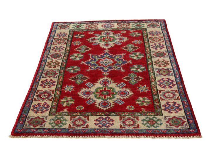 2' 8 x 4' Hand Knotted Kazak Rug