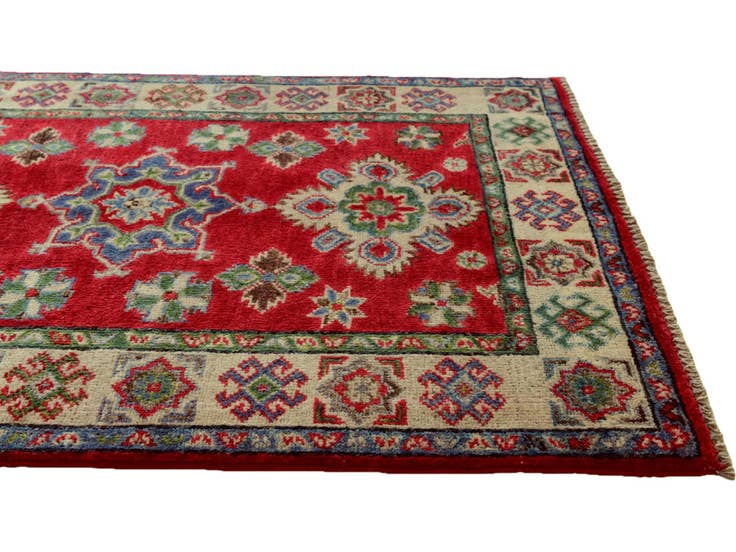 Detail image of 2' 8 x 4' Hand Knotted Kazak Rug