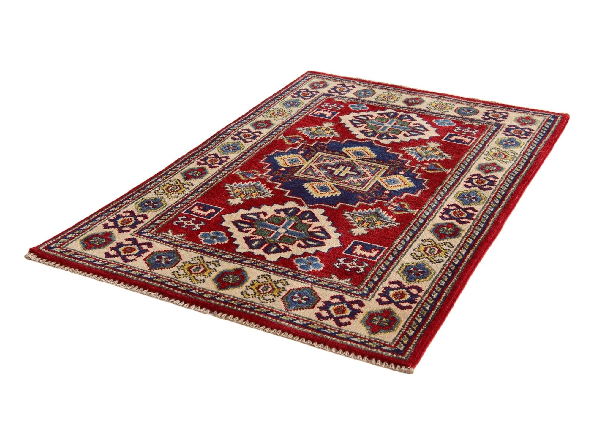 2' 7 x 3' 8 Hand Knotted Kazak Rug