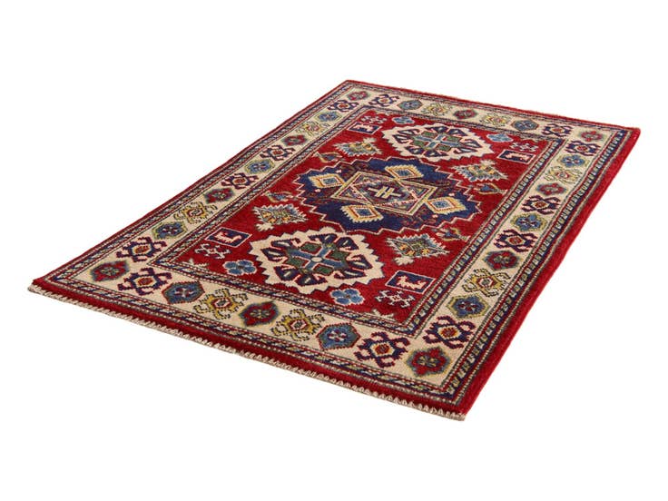 Detail image of 2' 7 x 3' 8 Hand Knotted Kazak Rug
