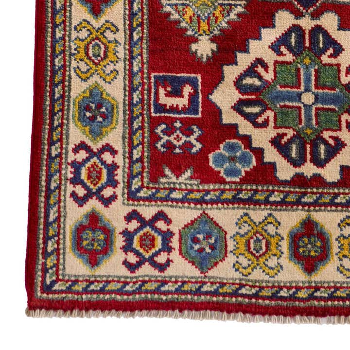 2' 7 x 3' 8 Hand Knotted Kazak Rug