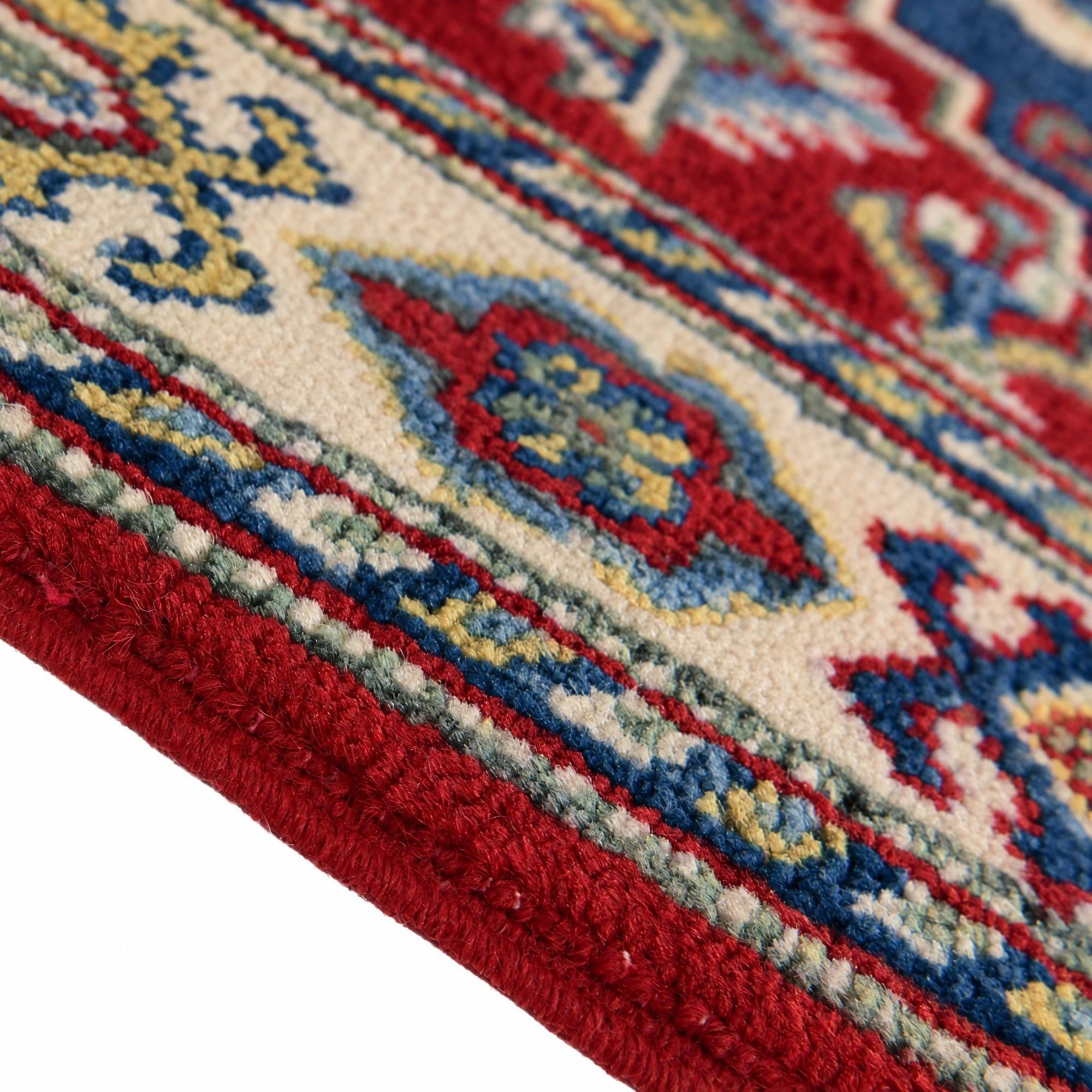 80cm x 110cm Hand Knotted Kazak Rug