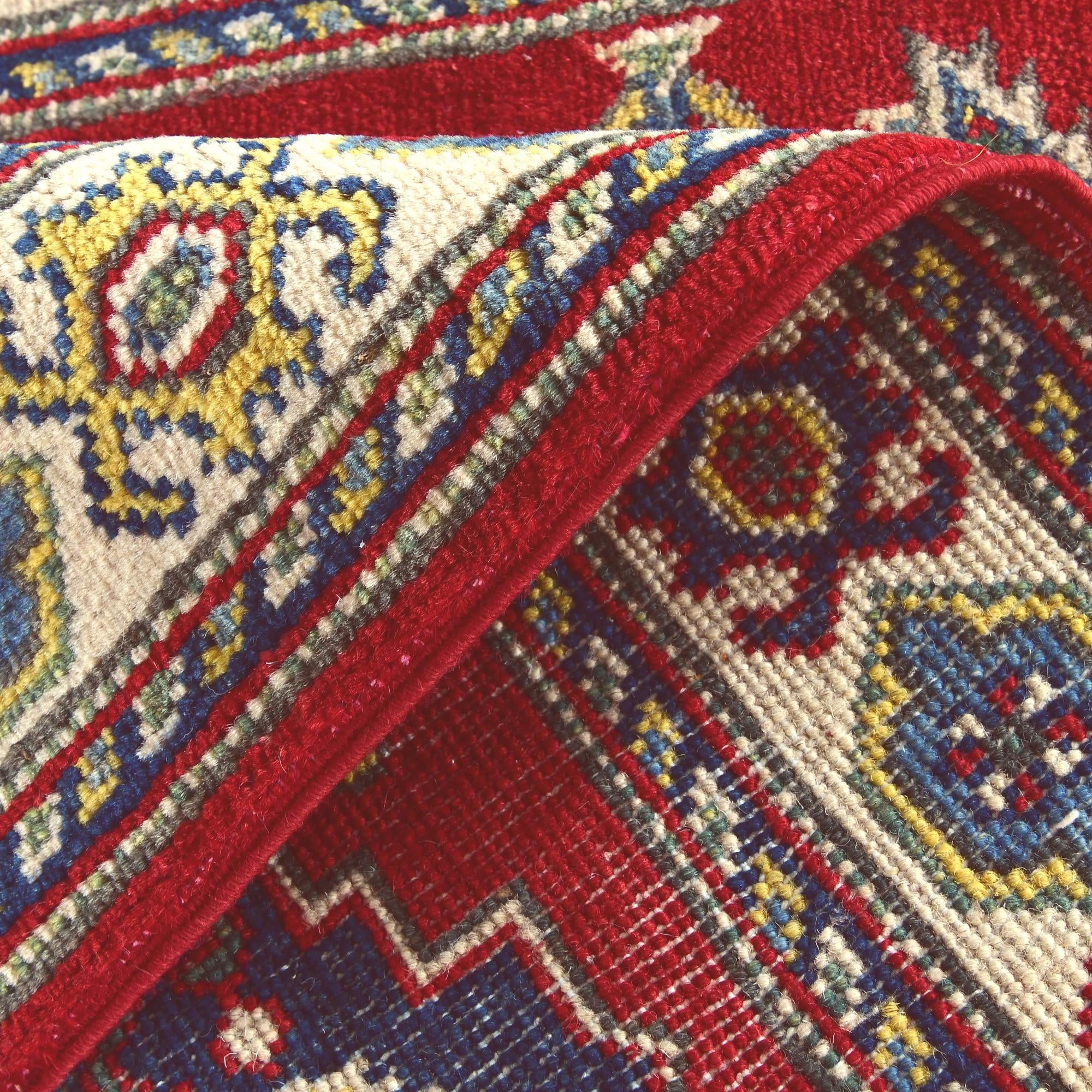 2' 7 x 3' 8 Hand Knotted Kazak Rug