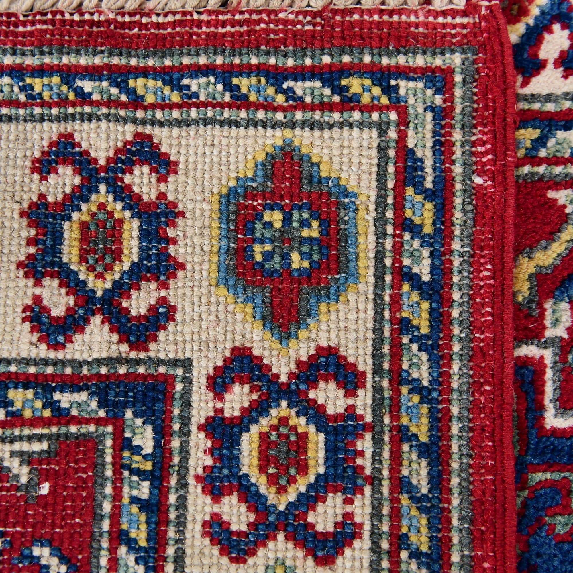 80cm x 110cm Hand Knotted Kazak Rug
