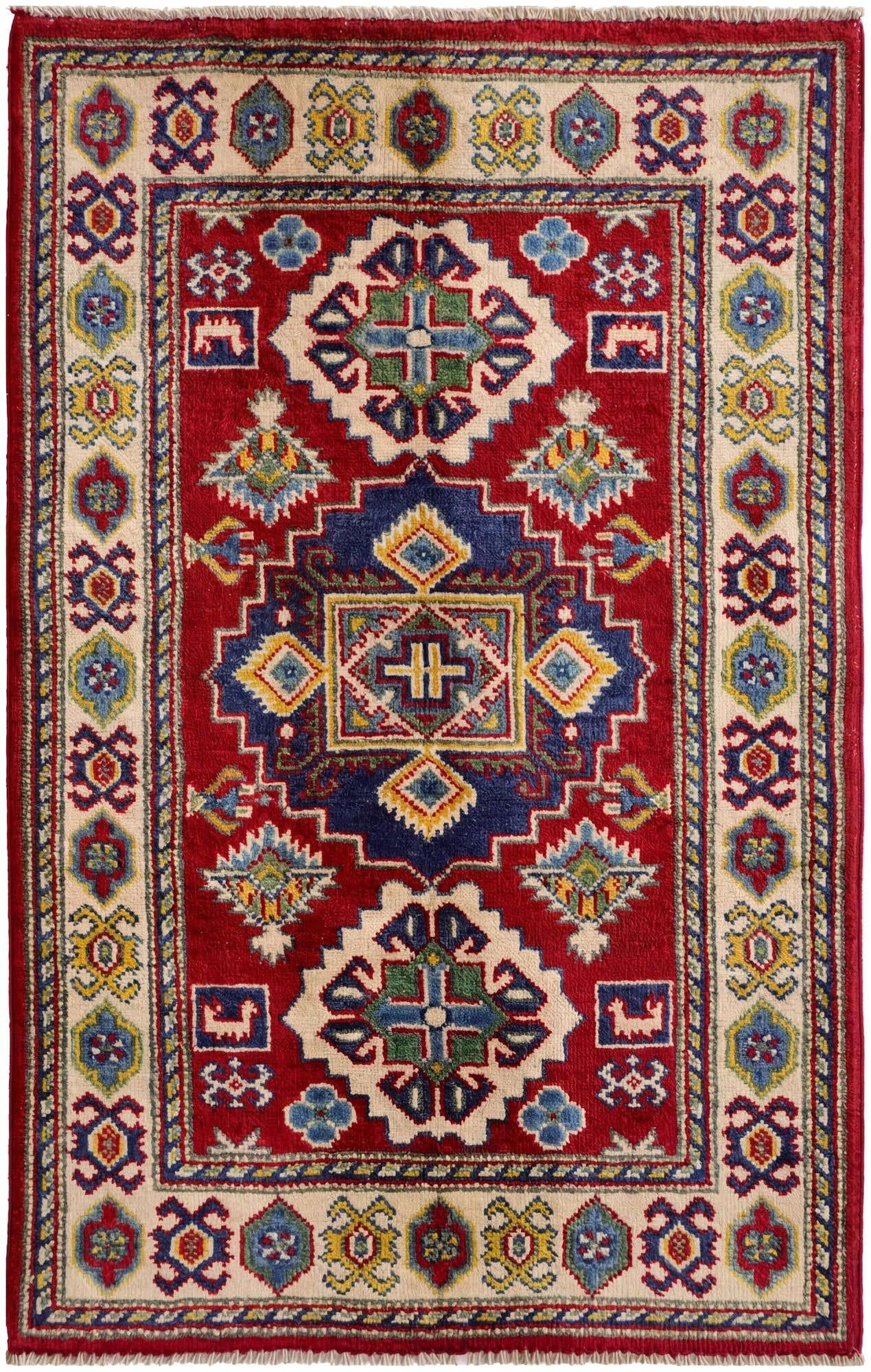 2' 7 x 3' 8 Hand Knotted Kazak Rug