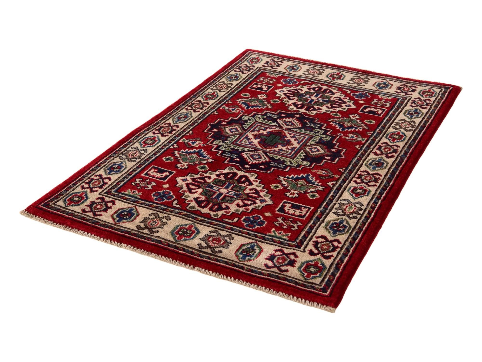 2' 8 x 4' Hand Knotted Kazak Rug