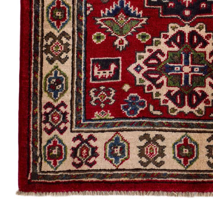 2' 8 x 4' Hand Knotted Kazak Rug
