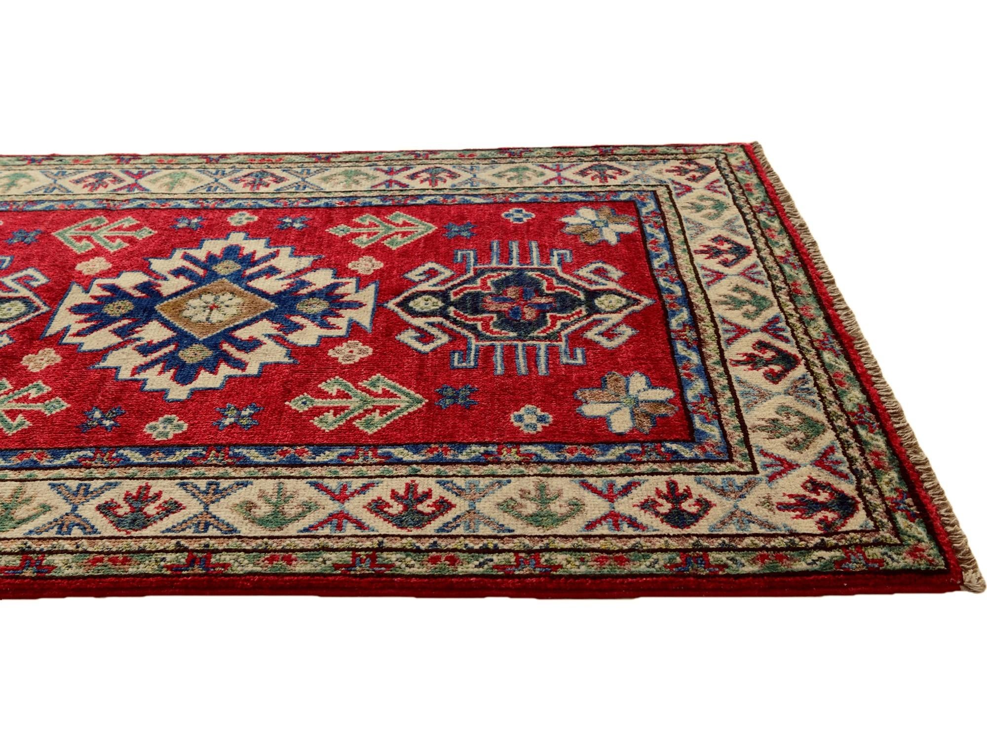 2' 9 x 4' 2 Hand Knotted Kazak Rug