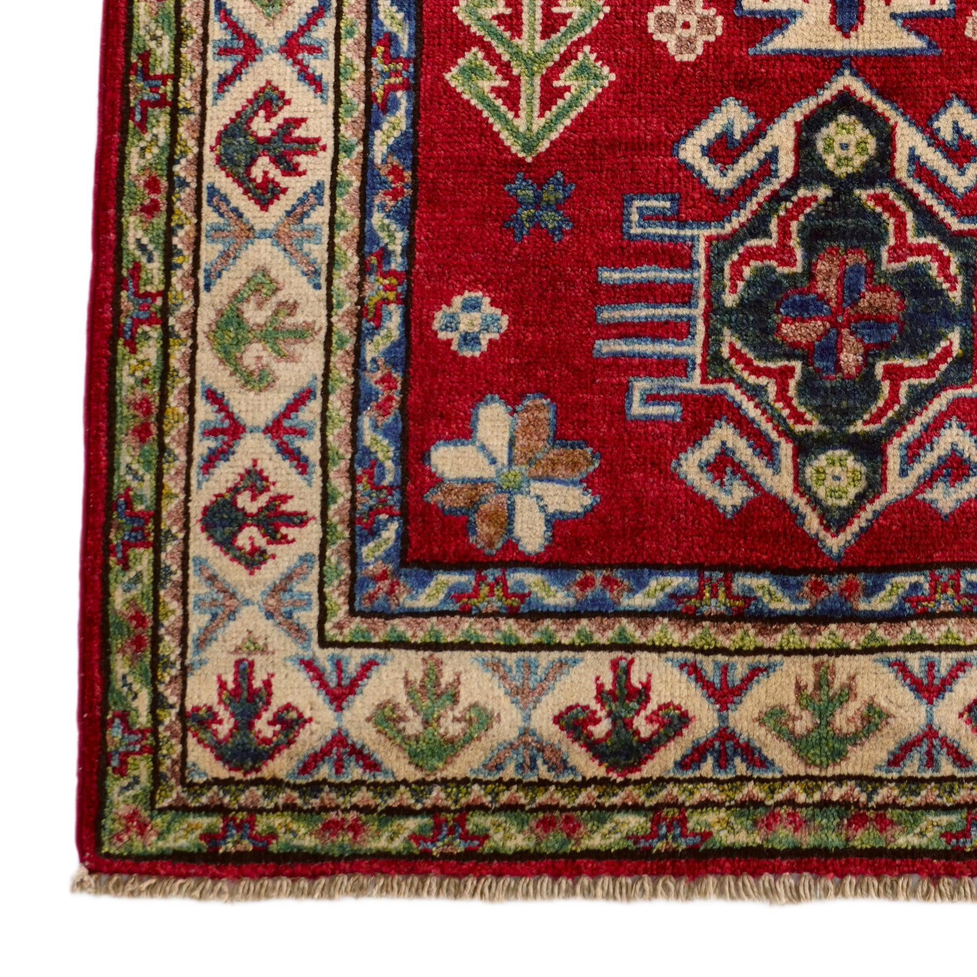 2' 9 x 4' 2 Hand Knotted Kazak Rug