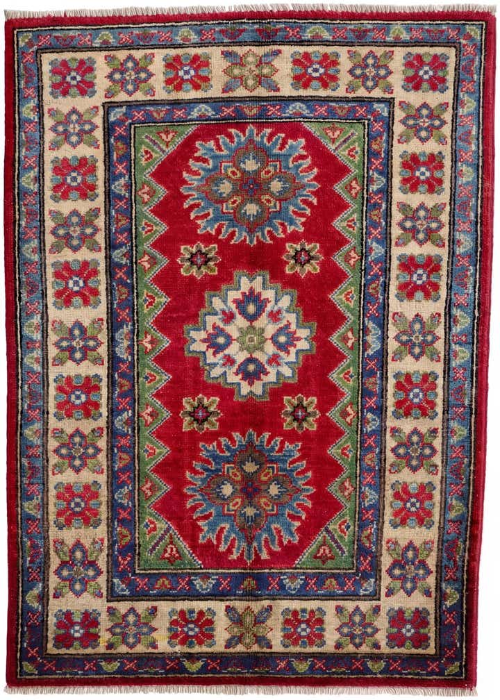 2' 8 x 4' Hand Knotted Kazak Rug