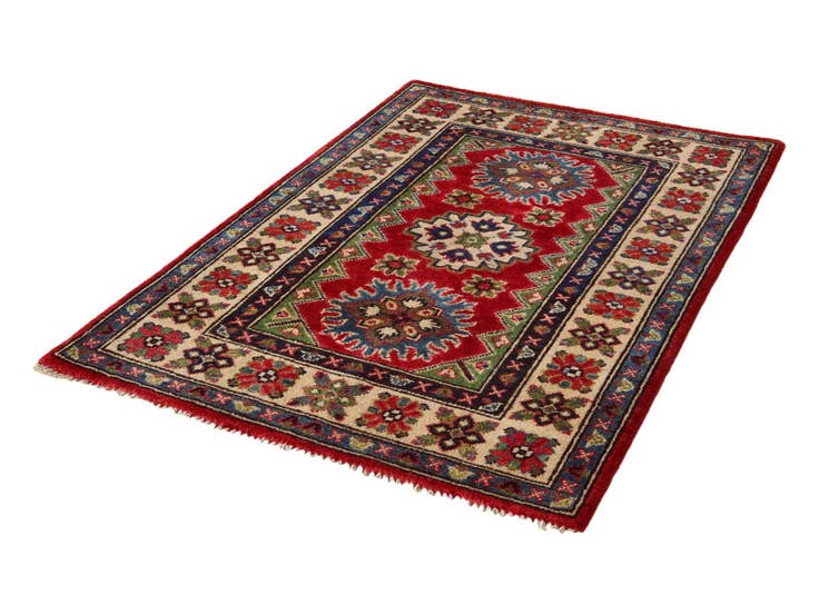 Detail image of 2' 7 x 3' 10 Hand Knotted Kazak Rug