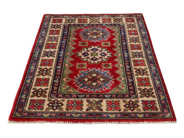 2' 7 x 3' 10 Hand Knotted Kazak Rug
