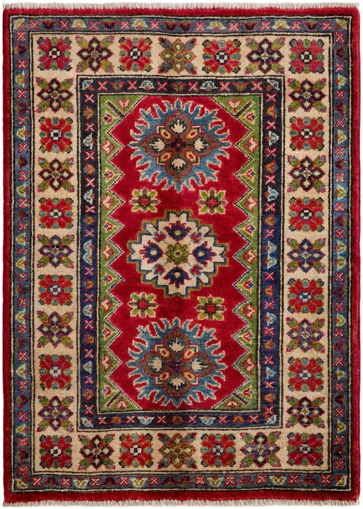 2' 7 x 3' 10 Hand Knotted Kazak Rug