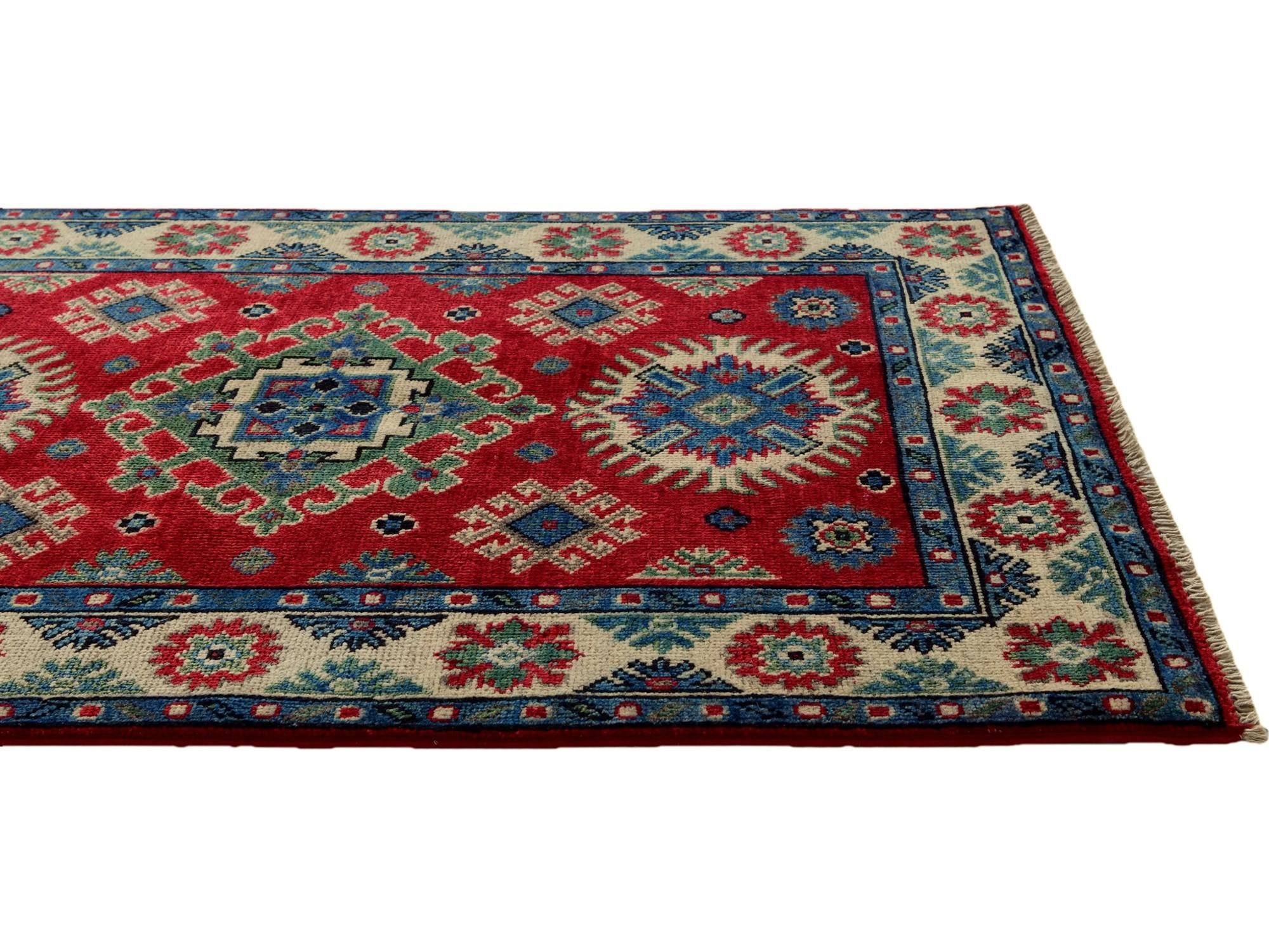 2' 8 x 4' 3 Hand Knotted Kazak Rug