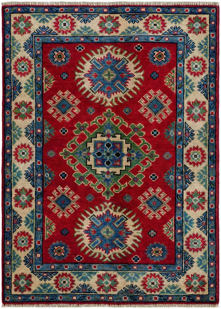2' 8 x 4' 3 Hand Knotted Kazak Rug