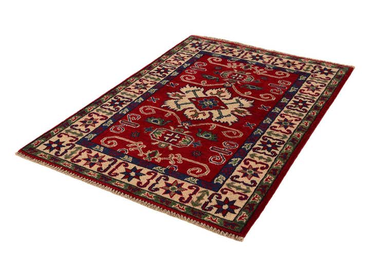 2' 8 x 4' 1 Hand Knotted Kazak Rug