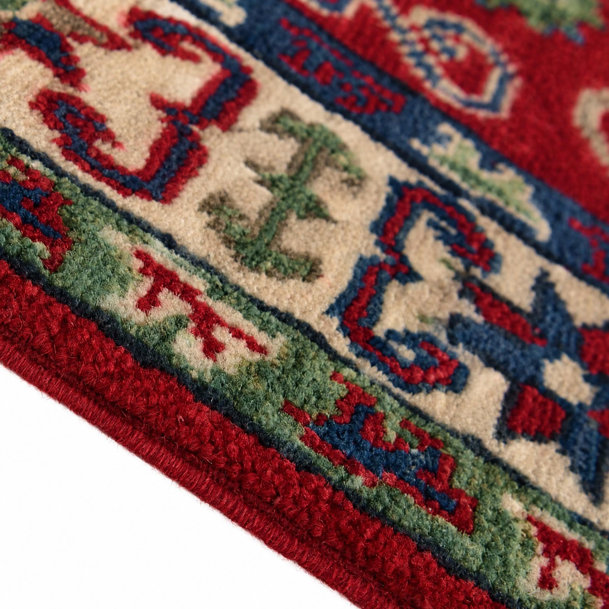 80cm x 125cm Hand Knotted Kazak Rug