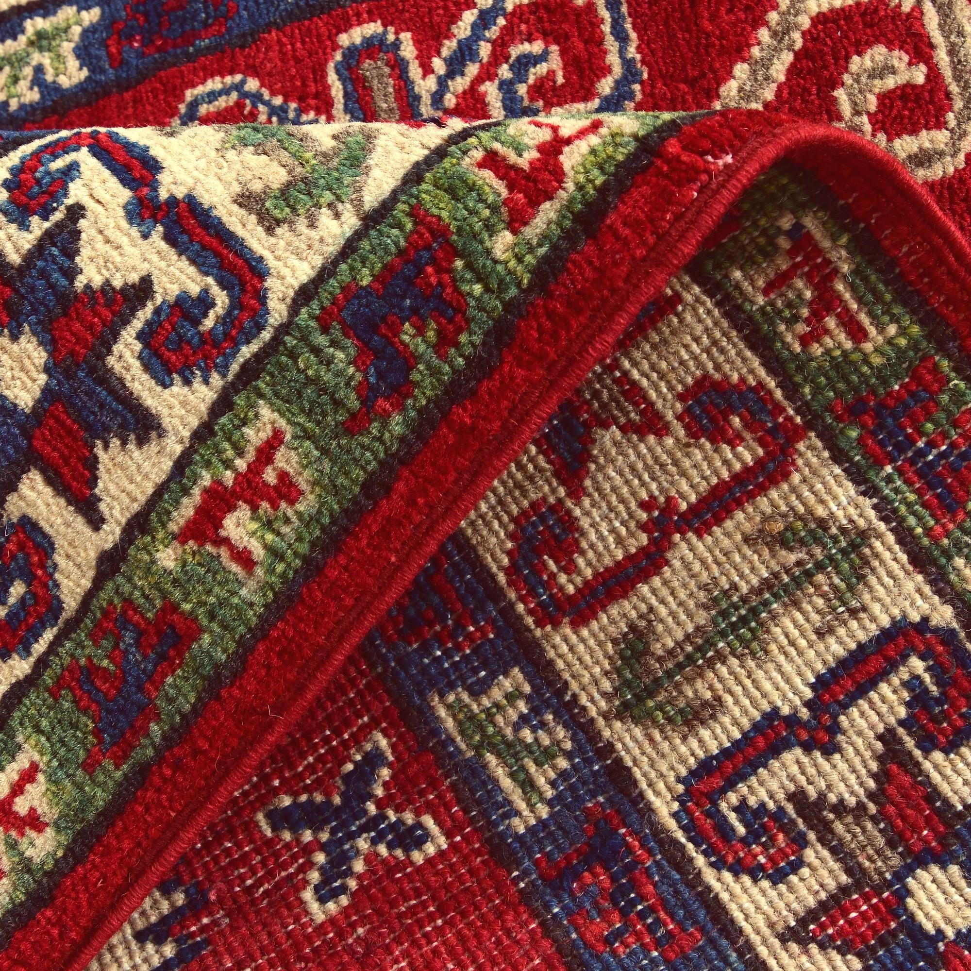 2' 8 x 4' 1 Hand Knotted Kazak Rug