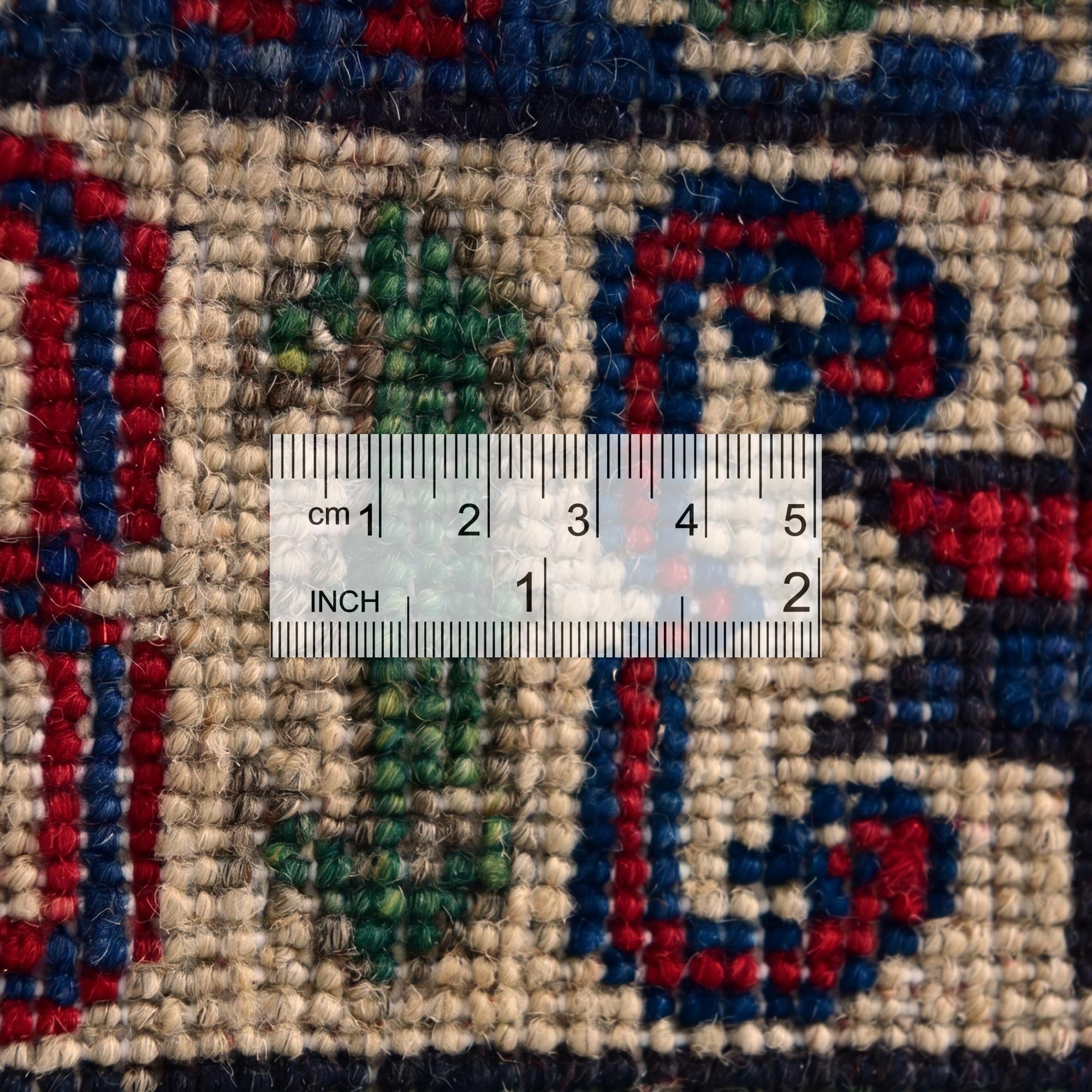2' 8 x 4' 1 Hand Knotted Kazak Rug