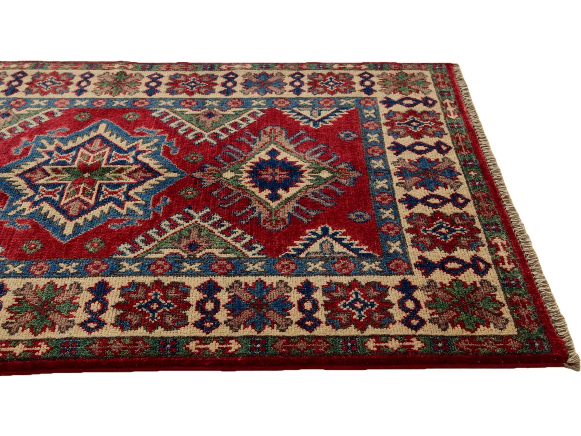 2' 8 x 4' 2 Hand Knotted Kazak Rug