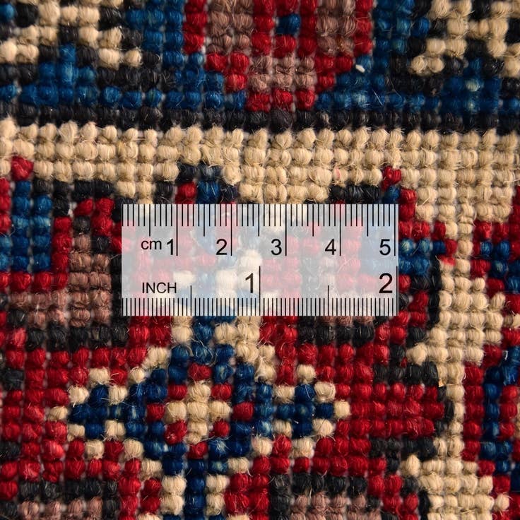 Detail image of 2' 8 x 4' 2 Hand Knotted Kazak Rug
