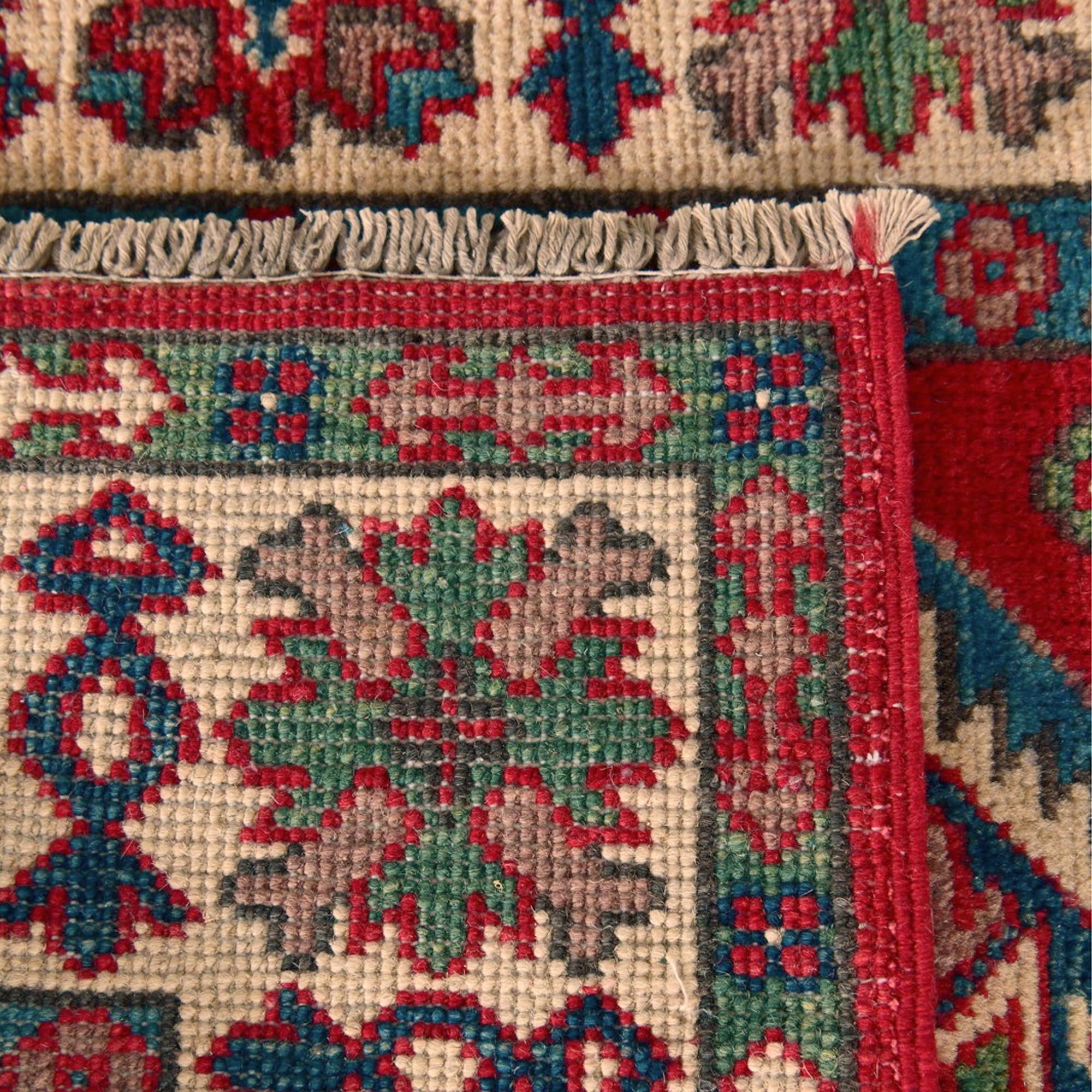 80cm x 125cm Hand Knotted Kazak Rug