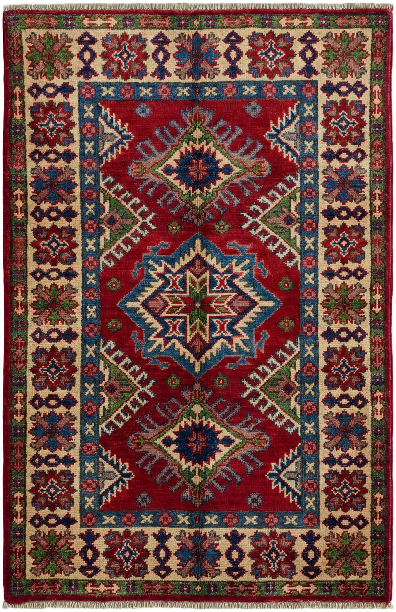 2' 8 x 4' 2 Hand Knotted Kazak Rug