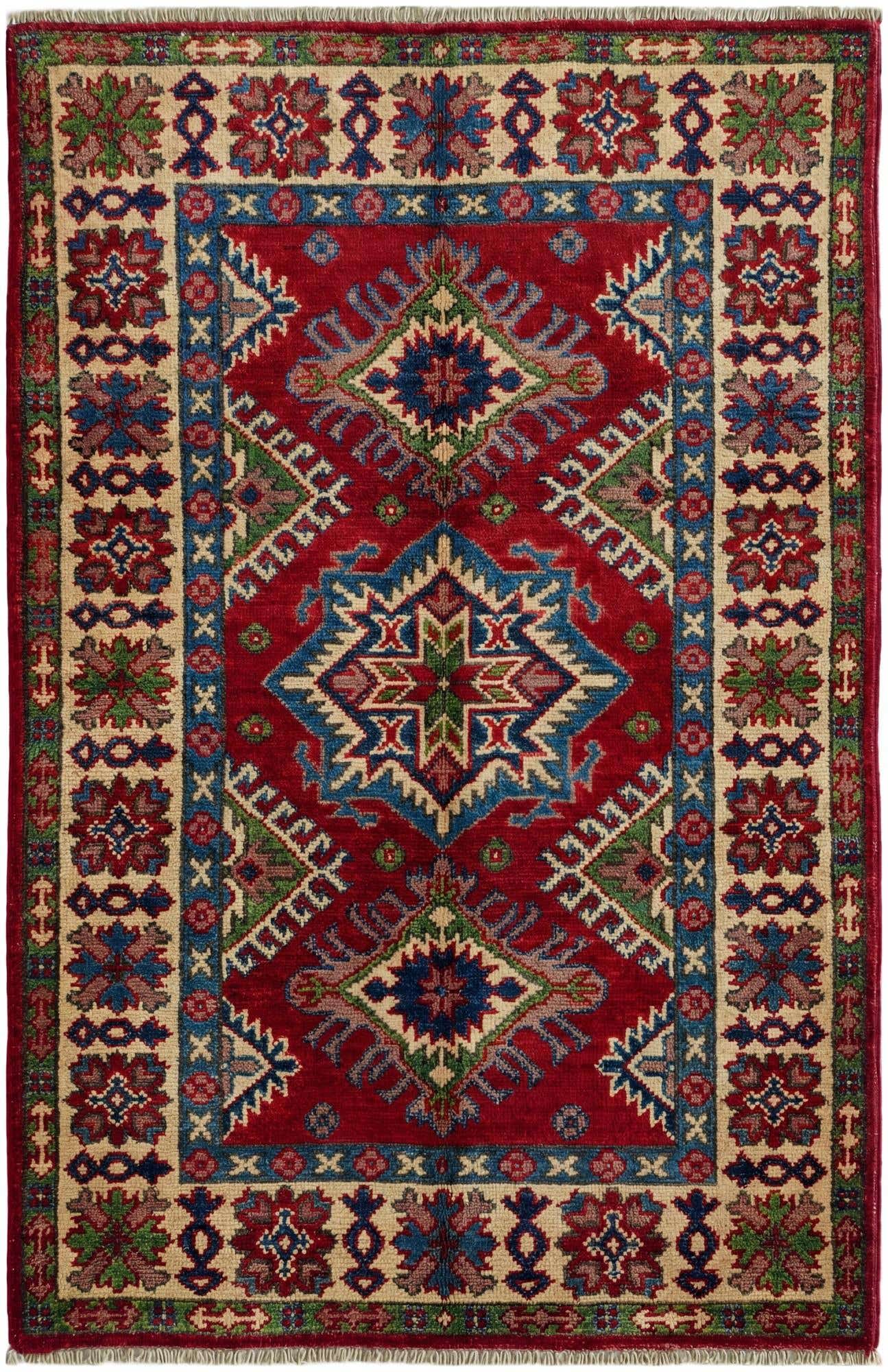 2' 8 x 4' 2 Hand Knotted Kazak Rug