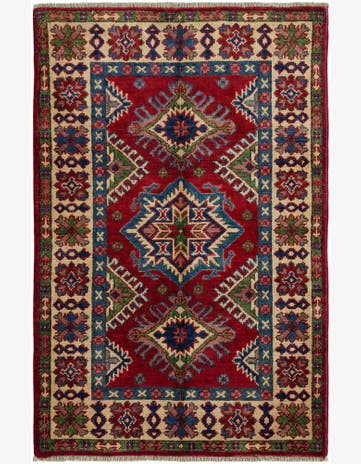 2' 8 x 4' 2 Hand Knotted Kazak Rug
