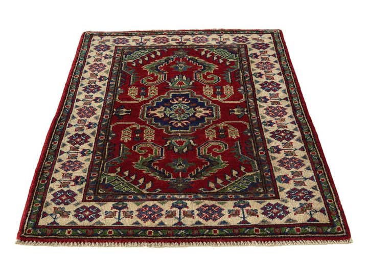 2' 9 x 4' 2 Hand Knotted Kazak Rug