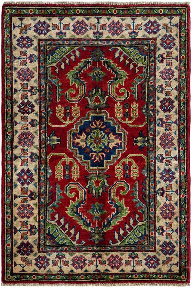 2' 9 x 4' 2 Hand Knotted Kazak Rug