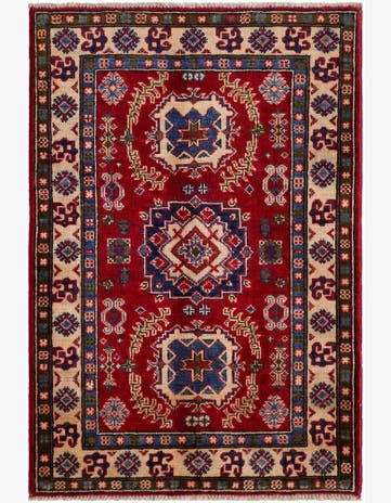 2' 10 x 4' 2 Hand Knotted Kazak Rug