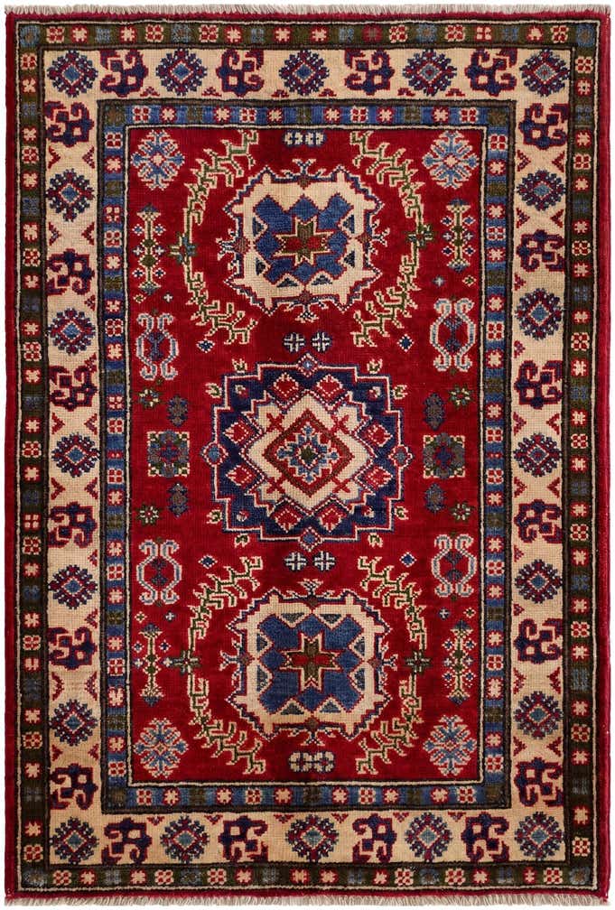 2' 10 x 4' 2 Hand Knotted Kazak Rug