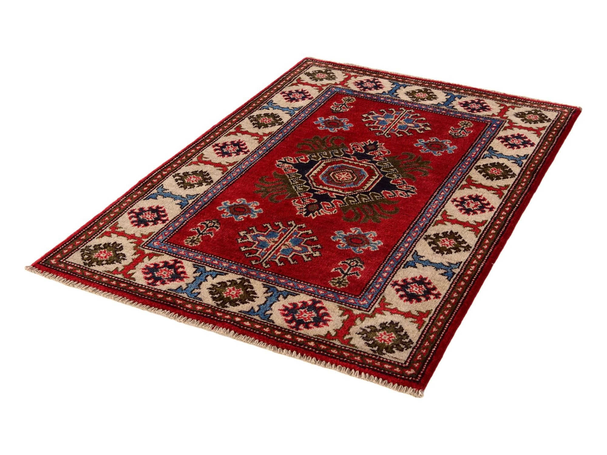 2' 8 x 4' Hand Knotted Kazak Rug