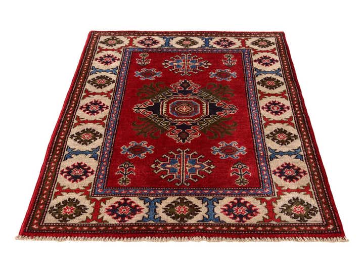 2' 8 x 4' Hand Knotted Kazak Rug