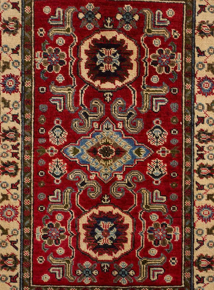 2' 9 x 4' Hand Knotted Kazak Rug